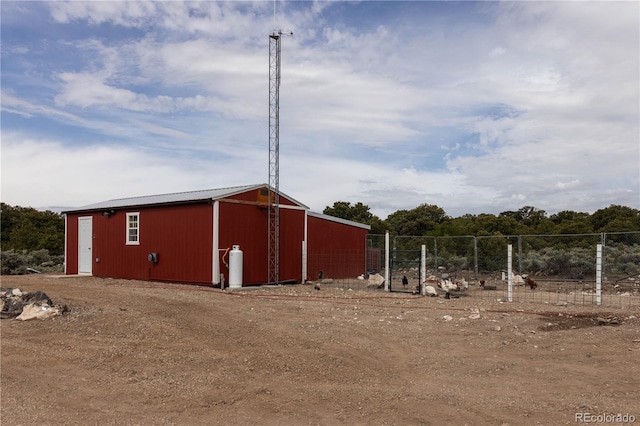3130 Elk Park Rd, San Luis, CO 81152 - view of pole building