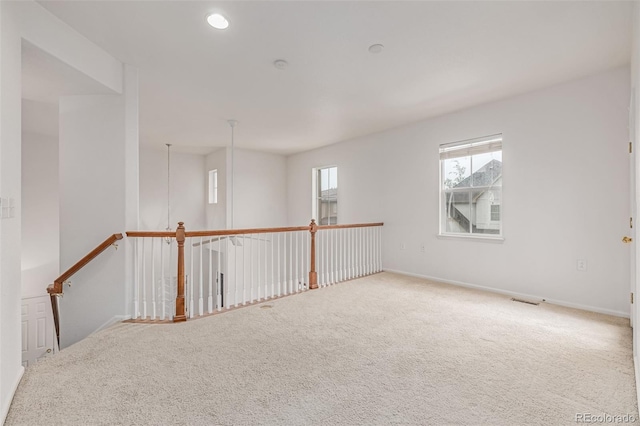 7777 E 23rd Ave Unit 1406, Denver, CO 80238 - carpeted spare room with baseboards and recessed lighting
