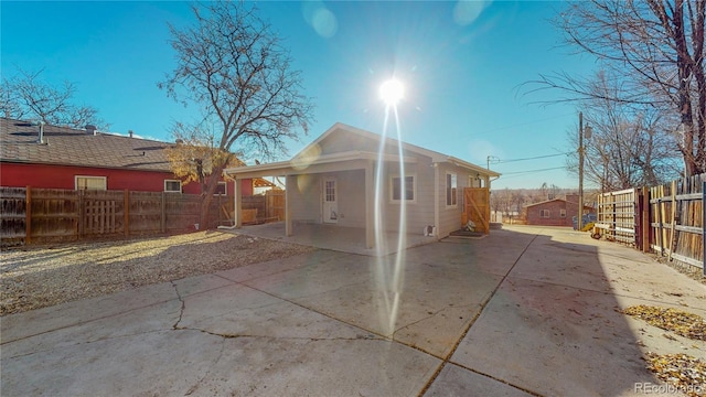 view of rear view of house