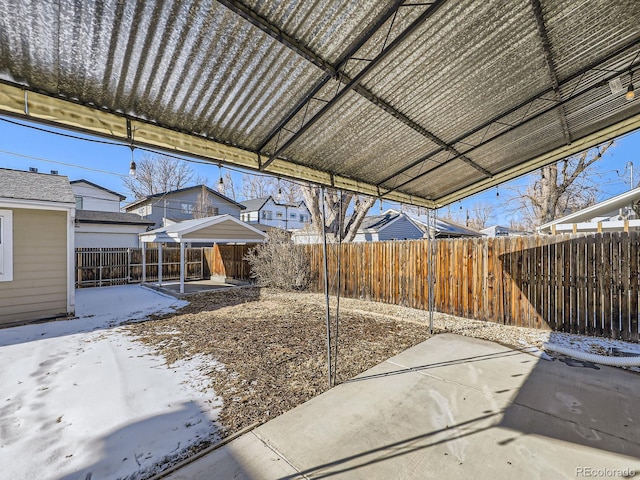 exterior space featuring a patio area