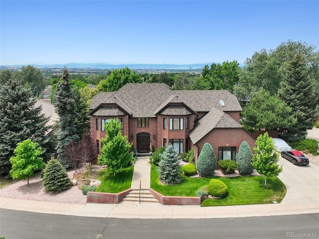 5475 S Laredo St, Centennial, CO 80015 - view of front of property featuring concrete driveway and brick siding