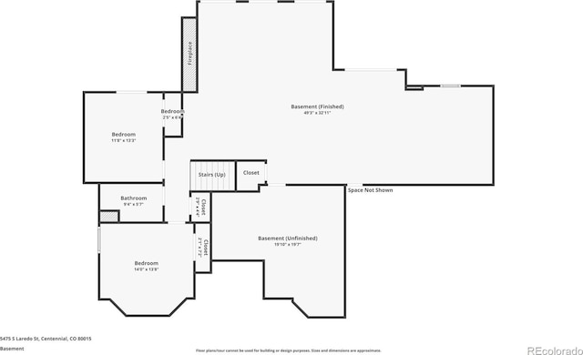 5475 S Laredo St, Centennial, CO 80015 - view of room layout