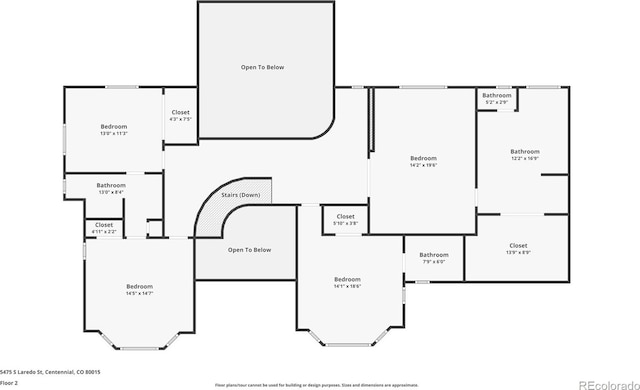 5475 S Laredo St, Centennial, CO 80015 - view of home floor plan