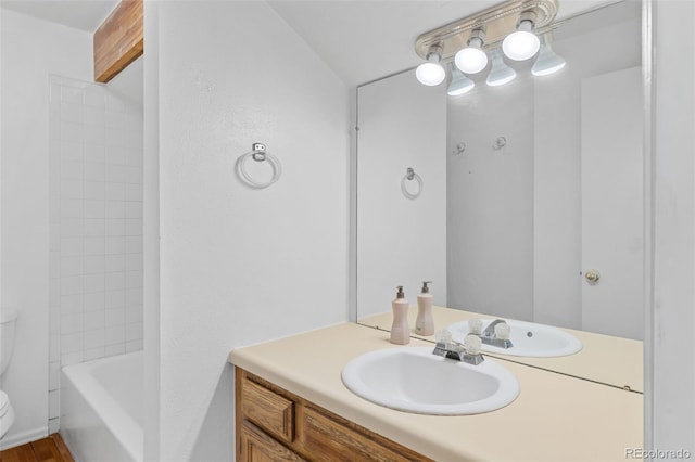 323 S Taft Ct Unit 26, Louisville, CO 80027 - bathroom with vanity and washtub / shower combination