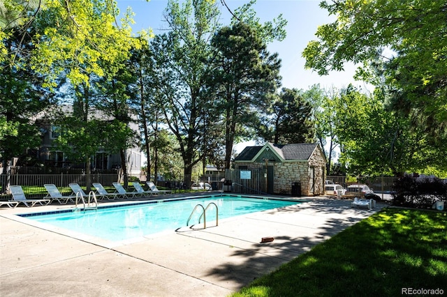 8231 S Fillmore Way, Centennial, CO 80122 - community pool featuring fence and a patio