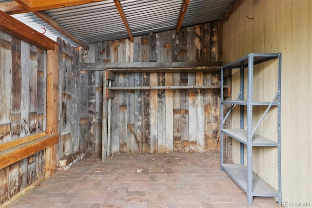 view of storage