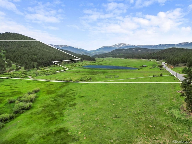 3763 County Road 43, Bailey, CO 80421 - view of mountain backdrop with rural landscape