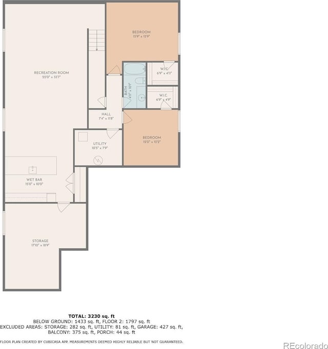 7202 S Valleyhead Ct, Aurora, CO 80016 - room layout