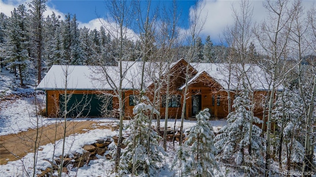 view of rustic home