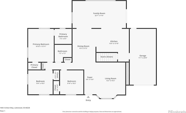 1465 S Urban Way, Lakewood, CO 80228 - view of layout