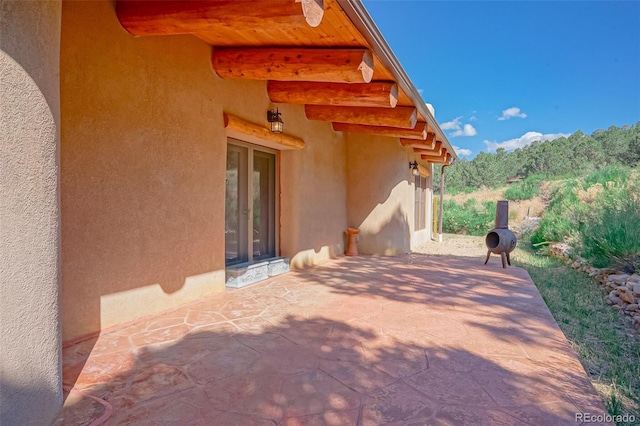 view of patio