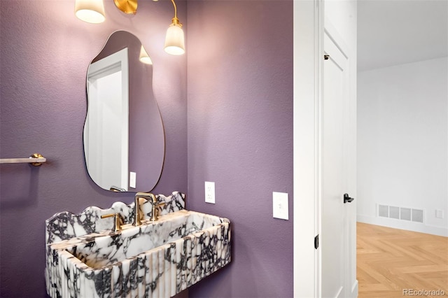 bathroom with visible vents