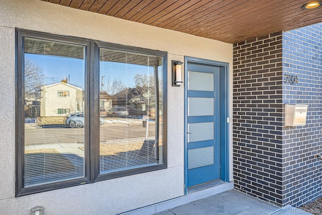 view of entrance to property