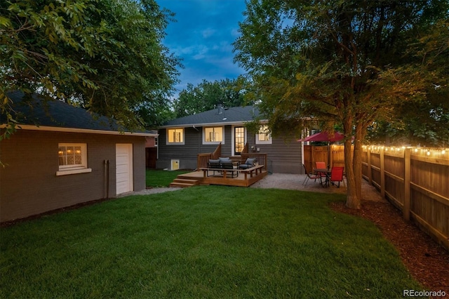 1895 S Emerson St, Denver, CO 80210 - rear view of property with a wooden deck