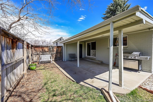 7240 S Cherry Dr, Centennial, CO 80122 - view of yard featuring a patio area and a fenced backyard