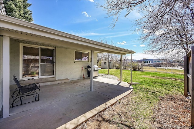 7240 S Cherry Dr, Centennial, CO 80122 - view of patio / terrace with fence and area for grilling