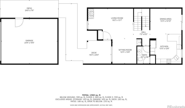 6980 Fargo Trl, Littleton, CO 80125 - property floor plan