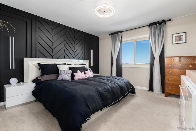 6980 Fargo Trl, Littleton, CO 80125 - bedroom with baseboards and light carpet