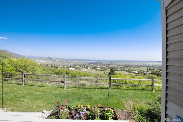 6980 Fargo Trl, Littleton, CO 80125 - view of yard featuring a mountain view
