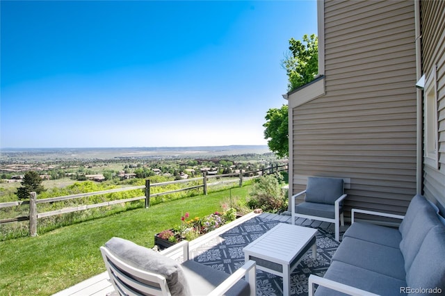 6980 Fargo Trl, Littleton, CO 80125 - view of patio with outdoor lounge area
