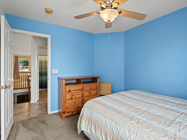 386 Monte Vista St, Brighton, CO 80601 - bedroom with carpet flooring and ceiling fan