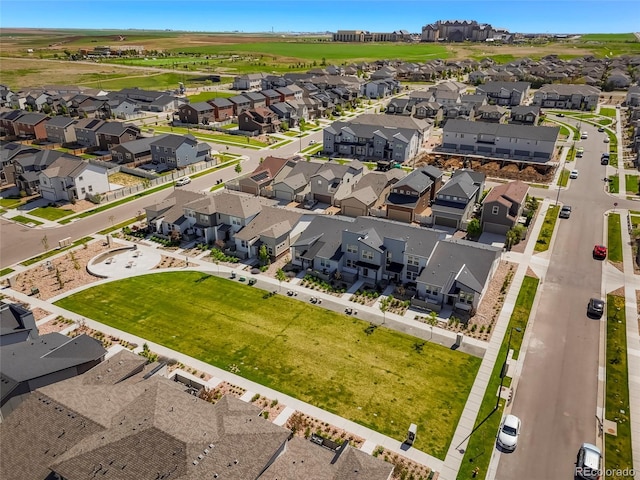 bird's eye view featuring a residential view