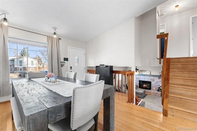 dining room featuring hardwood / wood-style floors