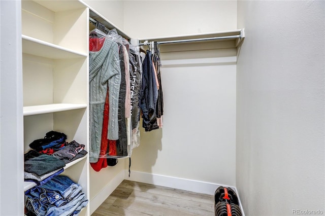 919 S Dawson Way Unit 14, Aurora, CO 80012 - walk in closet with wood finished floors