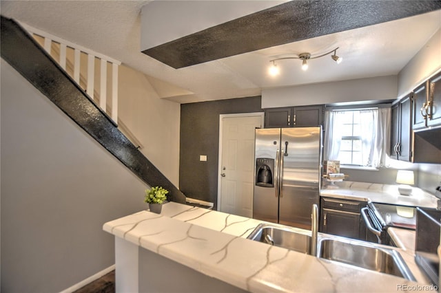 3643 Queen Anne Way, Colorado Springs, CO 80917 - kitchen with appliances with stainless steel finishes and light stone countertops