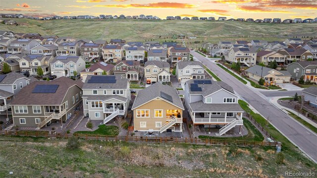 18922 W 84th Ave, Arvada, CO 80007 - aerial view at dusk with a residential view