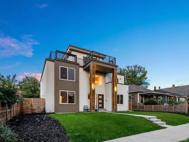 4966 Knox Ct, Denver, CO 80221 - contemporary house with a balcony and stucco siding