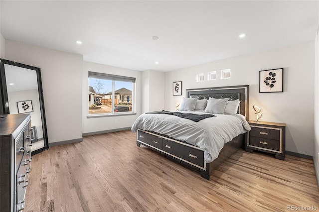 4966 Knox Ct, Denver, CO 80221 - bedroom featuring light wood-style floors and recessed lighting