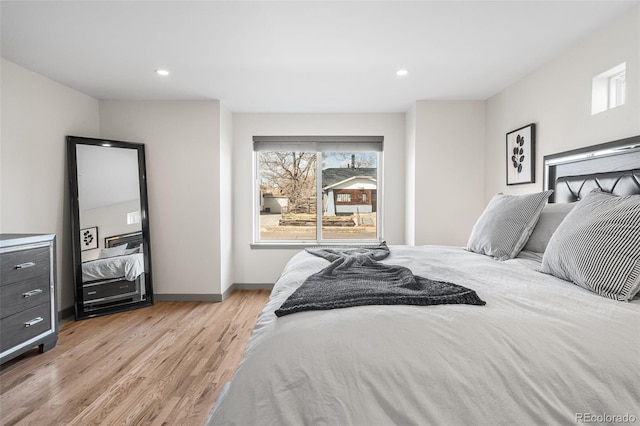 4966 Knox Ct, Denver, CO 80221 - bedroom with light wood finished floors and recessed lighting