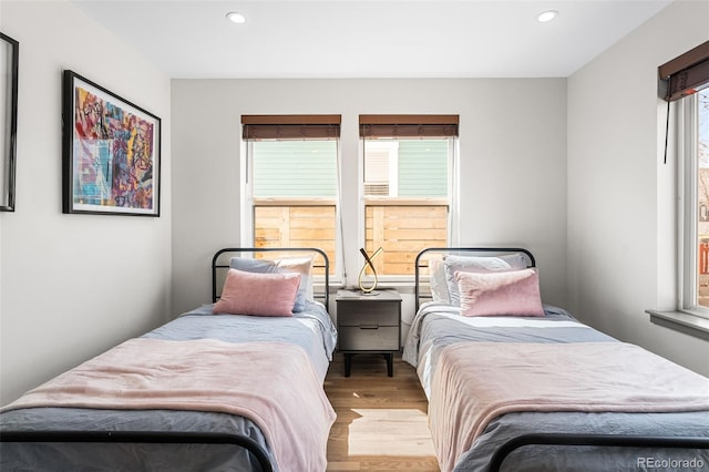 4966 Knox Ct, Denver, CO 80221 - bedroom featuring recessed lighting and wood finished floors