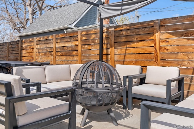 4966 Knox Ct, Denver, CO 80221 - view of patio / terrace with outdoor lounge area