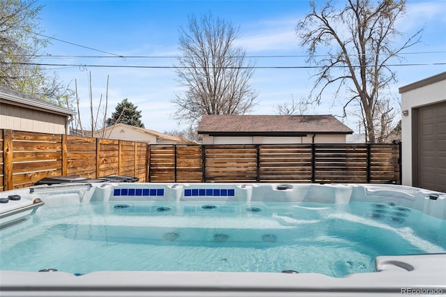 4966 Knox Ct, Denver, CO 80221 - view of pool featuring a hot tub