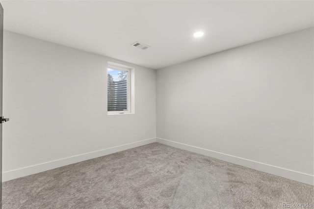 4580 Garland St, Wheat Ridge, CO 80033 - carpeted spare room featuring baseboards and recessed lighting