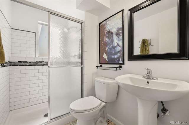 3176 S Alton Ct, Denver, CO 80231 - full bath featuring a shower stall and toilet