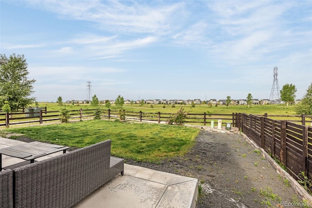 91 S Quantock St, Aurora, CO 80018 - view of yard with a view of countryside and a patio