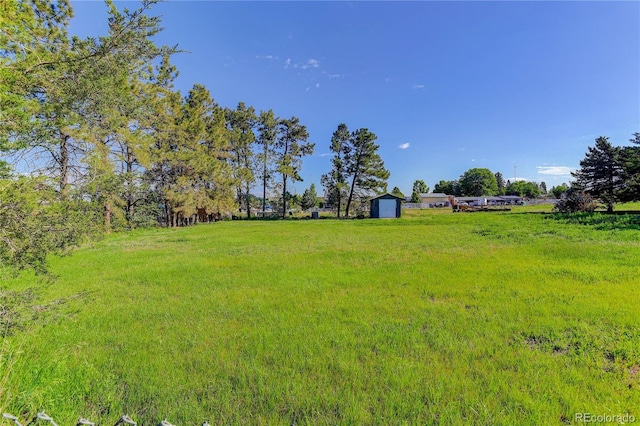 3561 Kalispell St, Aurora, CO 80011 - view of yard with a storage unit
