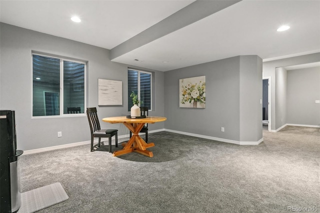 9632 Emerald Vista Dr, Peyton, CO 80831 - dining room with carpet and recessed lighting