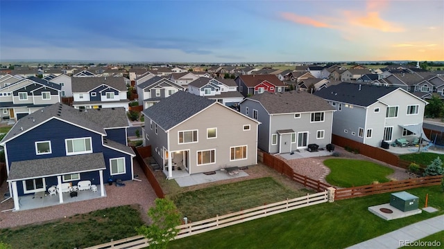 9632 Emerald Vista Dr, Peyton, CO 80831 - aerial view of residential area