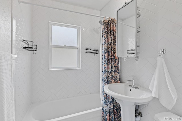 3334 W 37th Ave, Denver, CO 80211 - bathroom with shower / bath combo and toilet