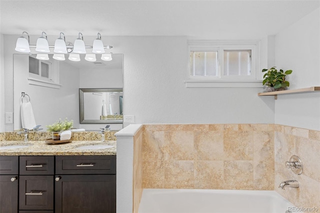 3334 W 37th Ave, Denver, CO 80211 - full bath with a garden tub and double vanity