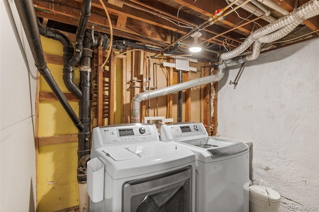 3334 W 37th Ave, Denver, CO 80211 - laundry room with washing machine and clothes dryer