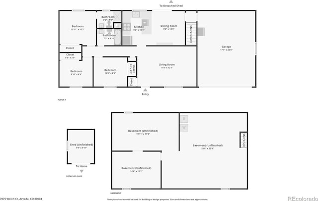 7075 Welch Ct, Arvada, CO 80004 - property floor plan