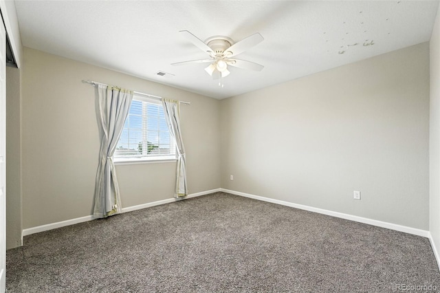 12554 Hudson Ct, Thornton, CO 80241 - unfurnished room with ceiling fan and carpet floors