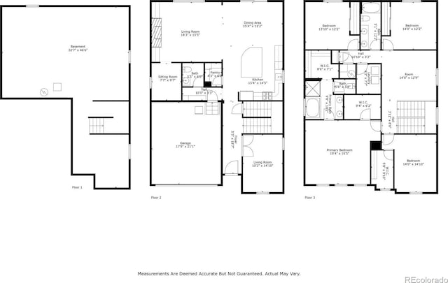12554 Hudson Ct, Thornton, CO 80241 - view of floor plan / room layout