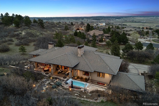 bird's eye view