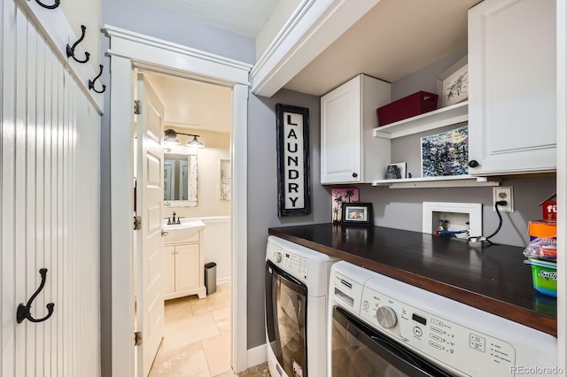 7445 Shoreham Pl, Castle Pines, CO 80108 - washroom featuring cabinet space and washer and dryer